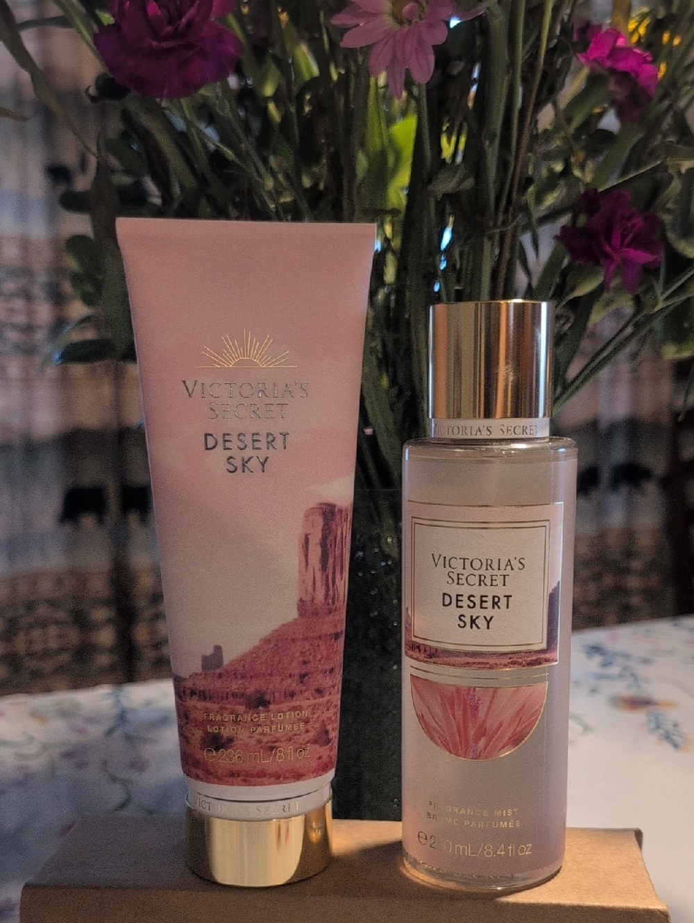 Limited Edition Victoria's Secret Desert Sky Fragrance Mist & Lotion Set NWT